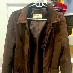 Vintage Eddie Bauer suede jacket